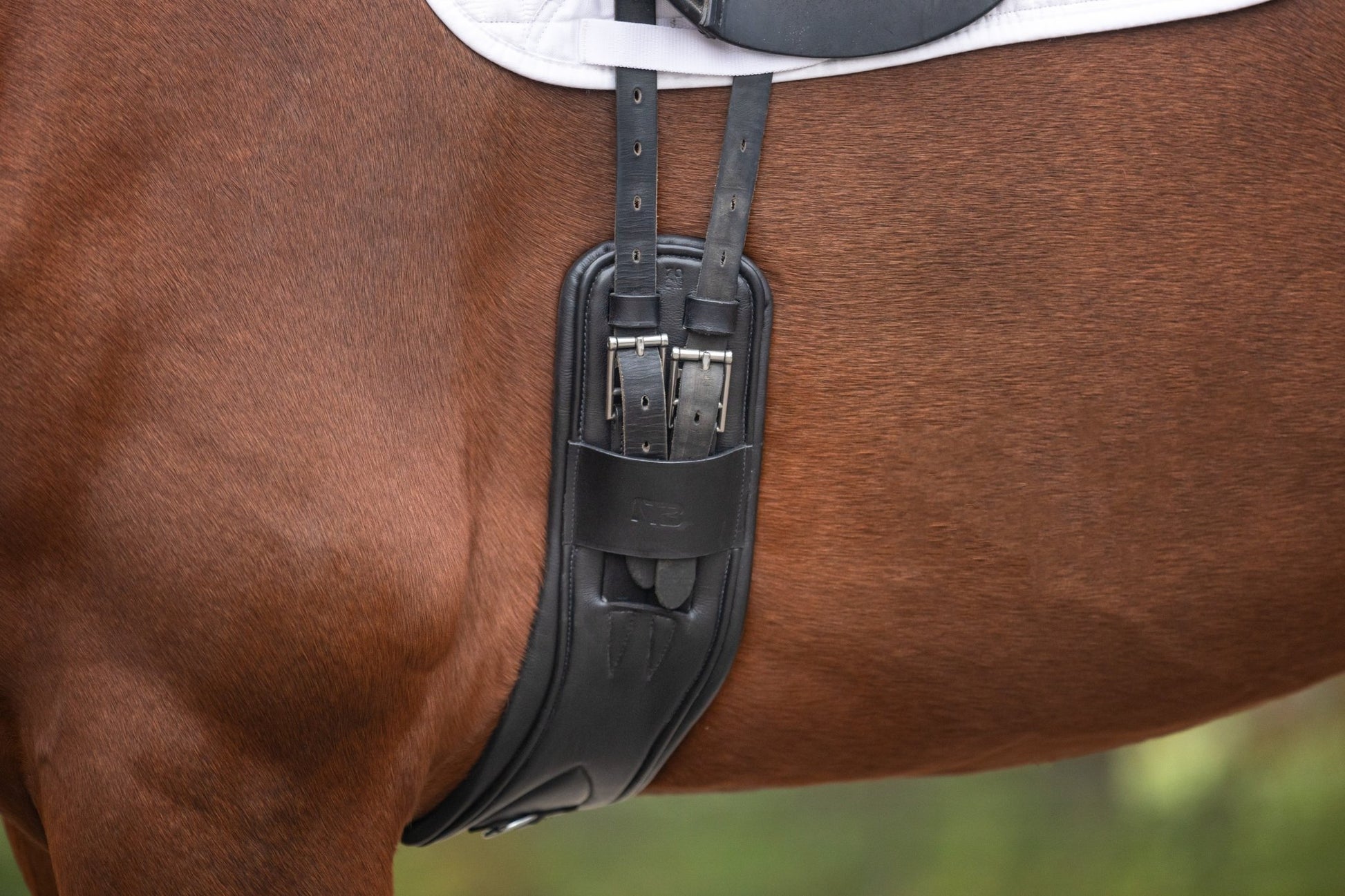 MTB Equestrian - Leren Anatomische Singel Super Soft Zwart - Singel