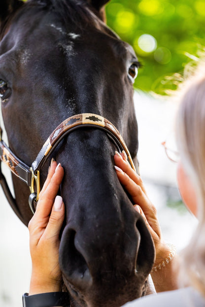 MTB Equestrian - Leren Halster Polo Beige - Halster