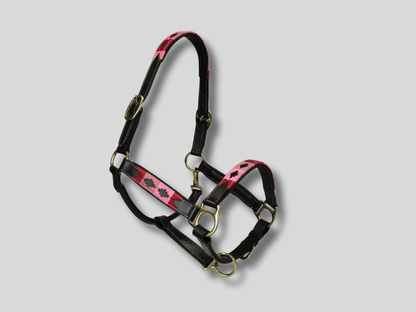 MTB Equestrian - Leren Halster Polo Roze - Halster