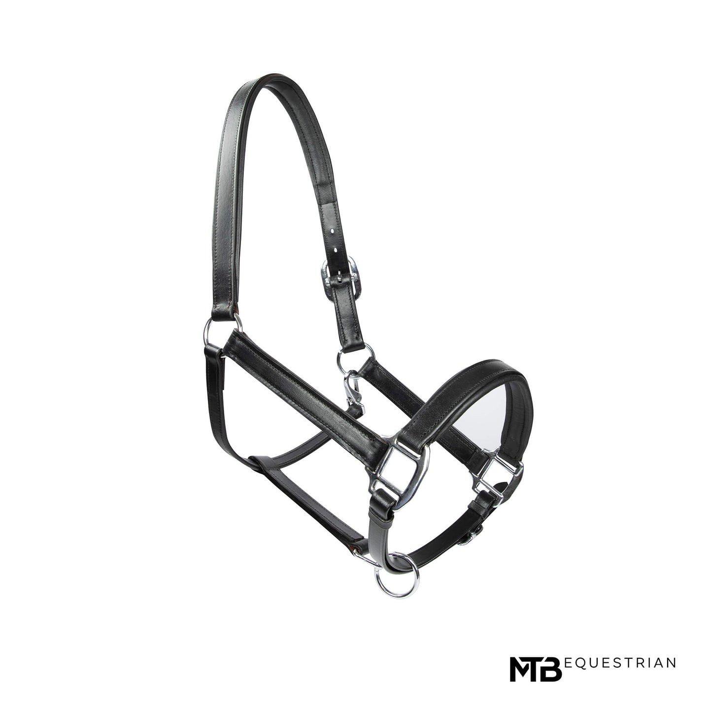MTB Equestrian - Leren Halster Soft Zwart - Halster