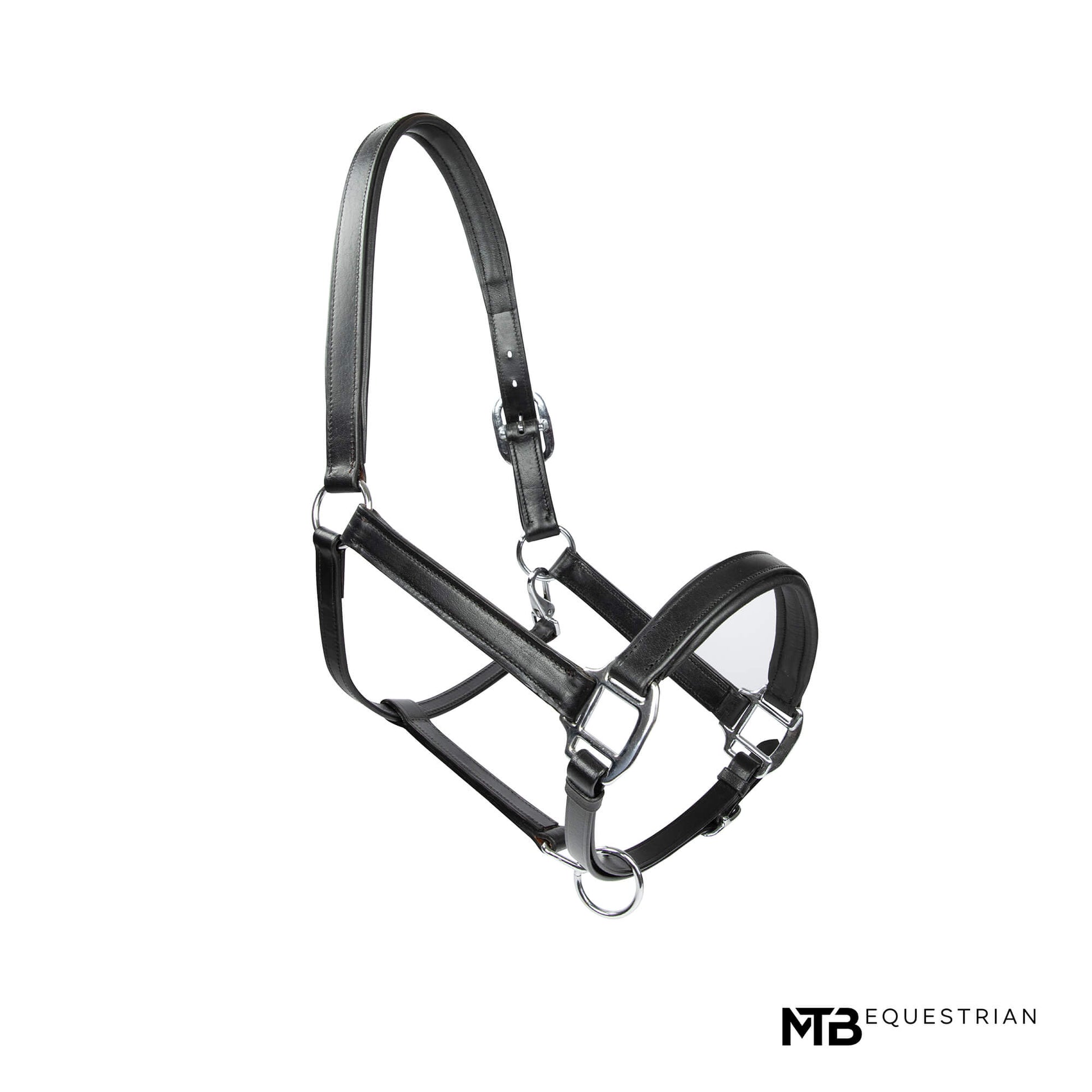 MTB Equestrian - Leren Halster Soft Zwart - Halster