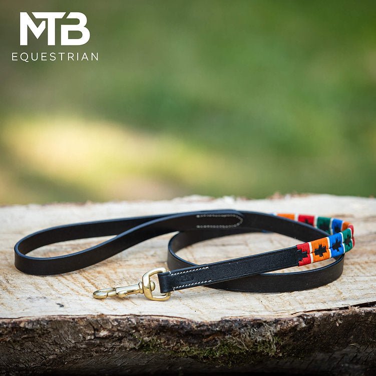 MTB Equestrian - Leren Hondenlijn Polo - Lijn