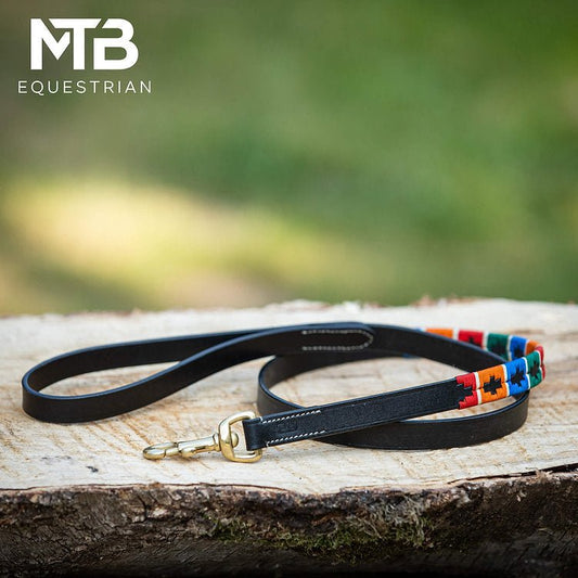 MTB Equestrian - Leren Hondenlijn Polo - Lijn