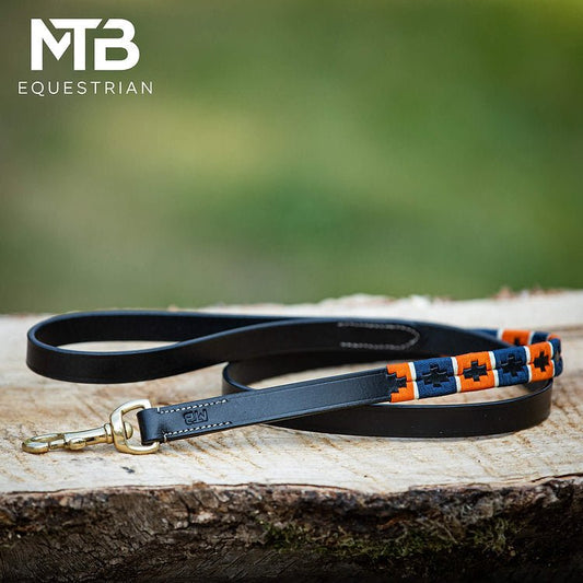 MTB Equestrian - Leren Hondenlijn Polo - Lijn