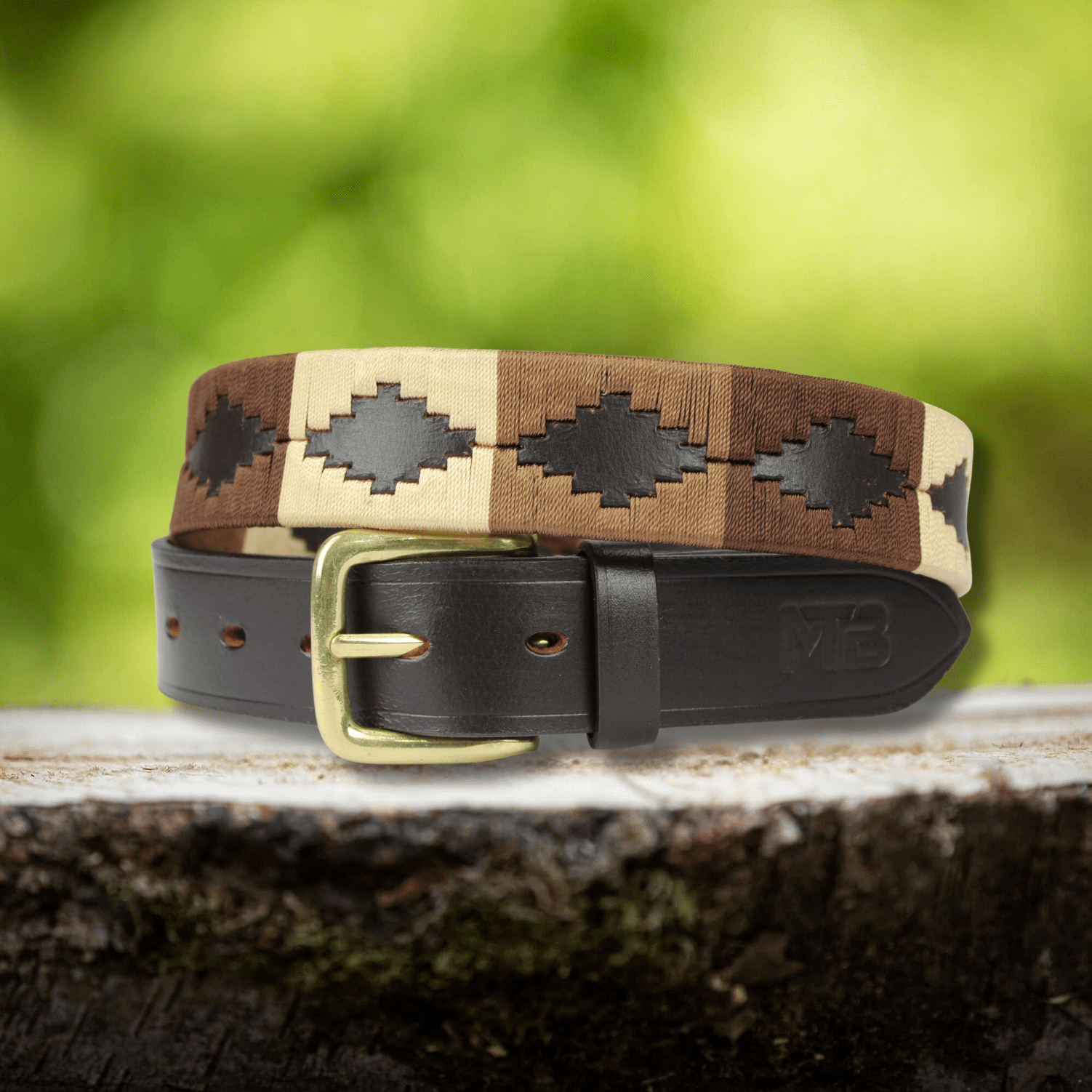 MTB Equestrian - Polo riem 3x Bruin - Riem