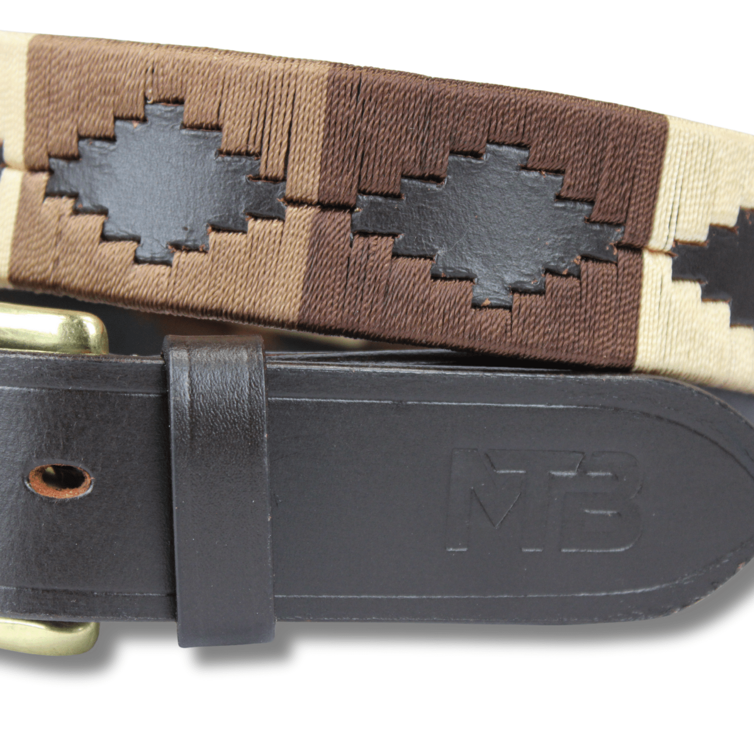 MTB Equestrian - Polo riem 3x Bruin - Riem